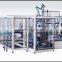 Auto case packer for snack food, pick and place bag in box machine.