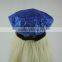 Blue sequined hat police officer hat Cosplay Halloween party accessor