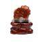 wonderful rainbow jasper crane and lotus carving for home decoration or gift