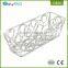 Factory wholesale stainless steel 304 rectangular shape metal wire home kitchen bread basket