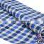 Blue Combo Tencel Cotton Check Shirt Cotton Flannel Fabric