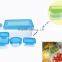 Plastic food container with lock,plastic food storage box