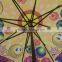 custom outdoor promotion umbrella fabric with full color printing