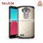 NEW wholesale mobile phone case 2in1 armor case for LG G4 shield cover ,lg g4 shield case