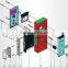 biometric keypad fingerprint door lock remote control electric glass door lock