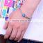 D170 hot sterling silver sky blue charm,women DIY green crystal beads