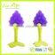 Food Grade Fruits Grape shape Soft Silicone Baby Teether, Grape Infant teether