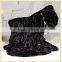Hot Selling Onyx Mink Couture Throw Faux Fur Blankets 50"x60"