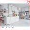 Metal Books Display Shelves Painted White Color For Library/Bookstore