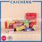 different color paper snack box