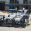 With driven chain conveyor for conveying goods
