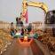 ditch/channel concrete molding machine/concrete making machine price