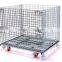 2017 hotsale wire mesh storage cotainer in warehouse