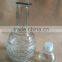 Beautiful glass wine bottle , glass bottle , glass bottle with lid , glassware