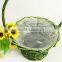 Handmade christmas decorative basket flower