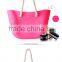 2014 new fashion silicone ladies shoulder promotional bag