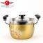 Longfei decal non-stick stock pot/soup stock pot/stainless steel handle stock pot