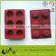 6 Cups Different Color Cake Mold Liquid Silicone Rubber Molds FDA
