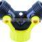 ABS plastic 2-way hose shut-off valve garden hose connector