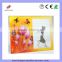 High Quality Big Flower Printed Decoration Modern Glass Photo Frame 4"x6"
