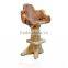 Roots Bar chair teak swivel