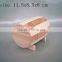 Custom lovely good-looking barrel shape wooden piggy bank for children