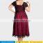 2017 Sleeveless deep v neck sexy fat plus size party cocktail dress fat women lace dresses patterns pictures