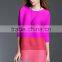 2017 new design ladies striped stitching big size wrinkle dress