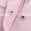 GZY 2016 High Quality Branded Pink New Design Women Suits