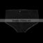 Mass style solid black moda/spandex briefs women underwear