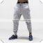 Classic Red Tapered Jogger Pants Light Grey Mens Joggers Soft Cotton Fleece Sweatpants Fitness & Gym Wear