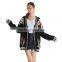 Flower Embroidery cardigan kimono 2017 fall fashion girl Loose cardigan sweater