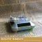 Silver Acrylic Watch/Jewelry/Camera Solar Power Rotating Display Stand