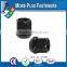 Made in Taiwan Black Bulge Open Ended Blue Thread Chrome Bulge Acorn Lug Nut