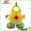 Puzzle pull shock Baby Soothing plush stuffed doll alarm clock