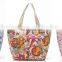 2015 pvc multi pockets beach bag for lady