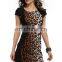 Professional leopard modern rockabilly dress