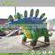Customer Made Fiberglass Cartoon Dinosaur Sculpture