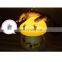 1200mAh Cute Silicone Cartoon Mushroom USB Charging Night Light Touch Sensor LED Lamp
