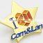 Company logo customized star pin badge