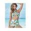 Swimwear     Wholesale Price Women Sexy High Waisted Bathing Swimsuit Print Bikini Strapless Two Pieces Swimwear Women