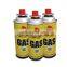 Hebei butane gas cartridge refill and propane butane gas cartiidge 220g