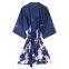 Xianhe pajamas female summer mid-sleeved bride morning robe large size home robe bathrobe