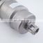 SS pneumatic control angle seat valve stainless steel actuator DN40 1 1/2 inch normally close open double acting  valve