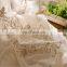 Sequence net floral embroidered cotton fabrics for curtain
