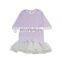 Girls dress stitching long sleeve princess dress