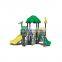 Popular kids adventure park outdoor tree house playground with slides equipment JMQ-18105A