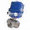 CTF-010 electric and manual valve with  ISO5211
