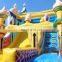 Aladdin Themed Inflatable Dry Bouncer Jumping Castle Slide For Children