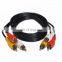 Braid Shielded Car Audio RCA Cable